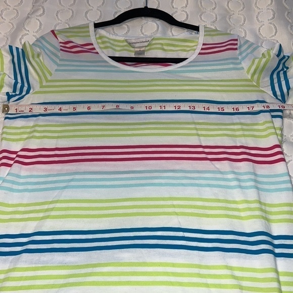 *Women’s Christopher Banks Striped tee medium - Picture 4 of 5
